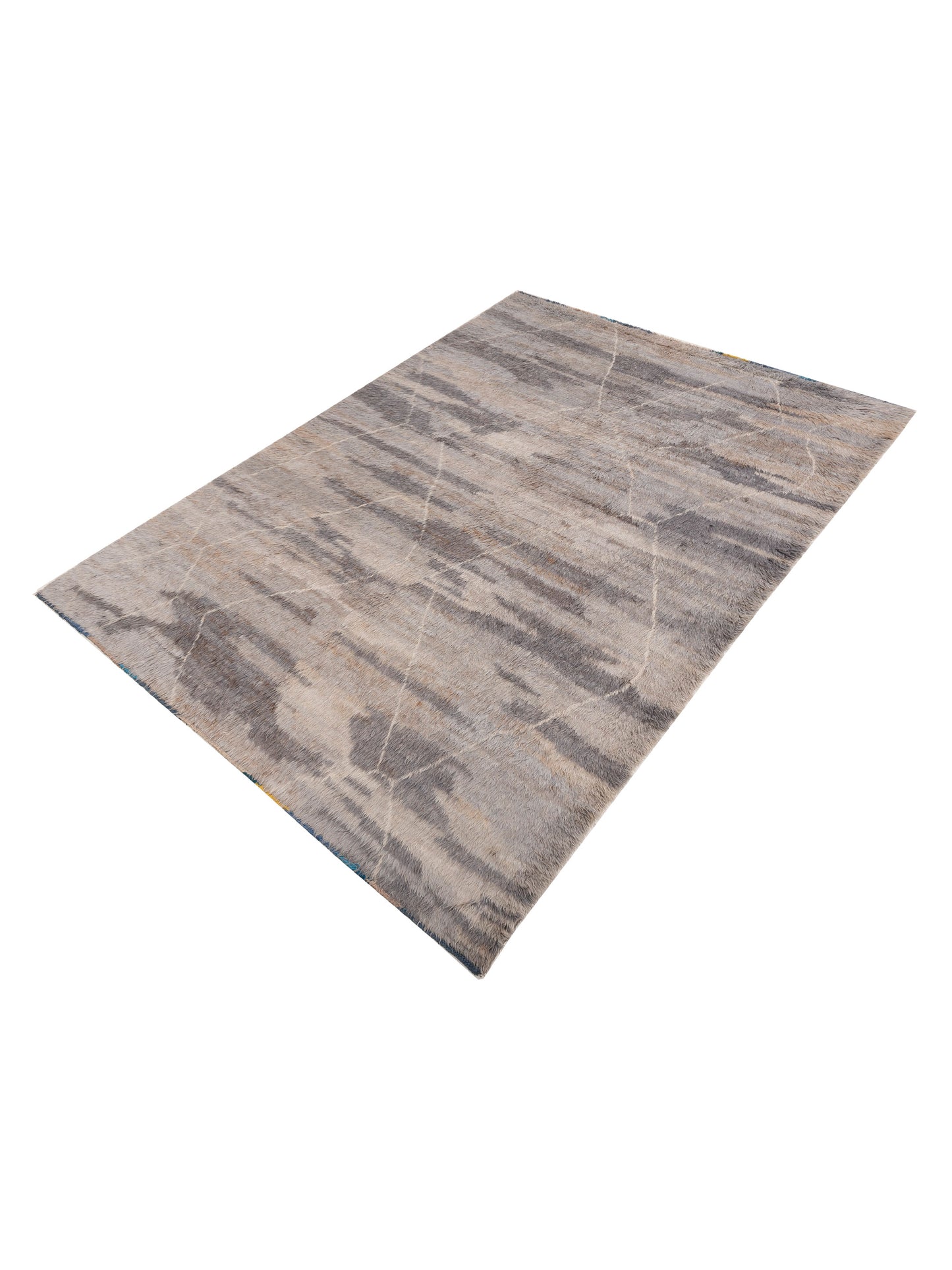 Berber Efes Silver Ivory 10.5x14.4 Hand Knotted Rug