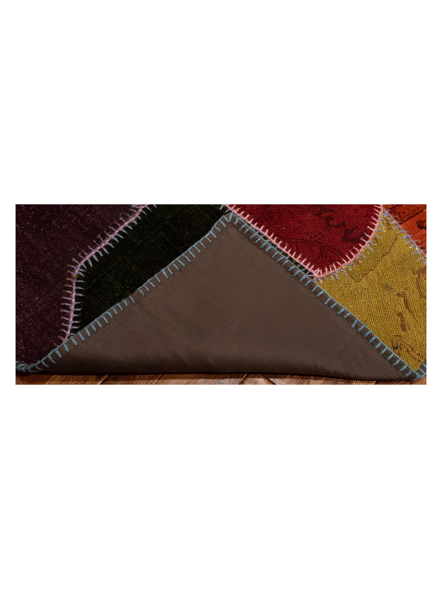 Turkish Vestige Patchwork 114236 Multi 8x11.6 Hand Knotted Rug