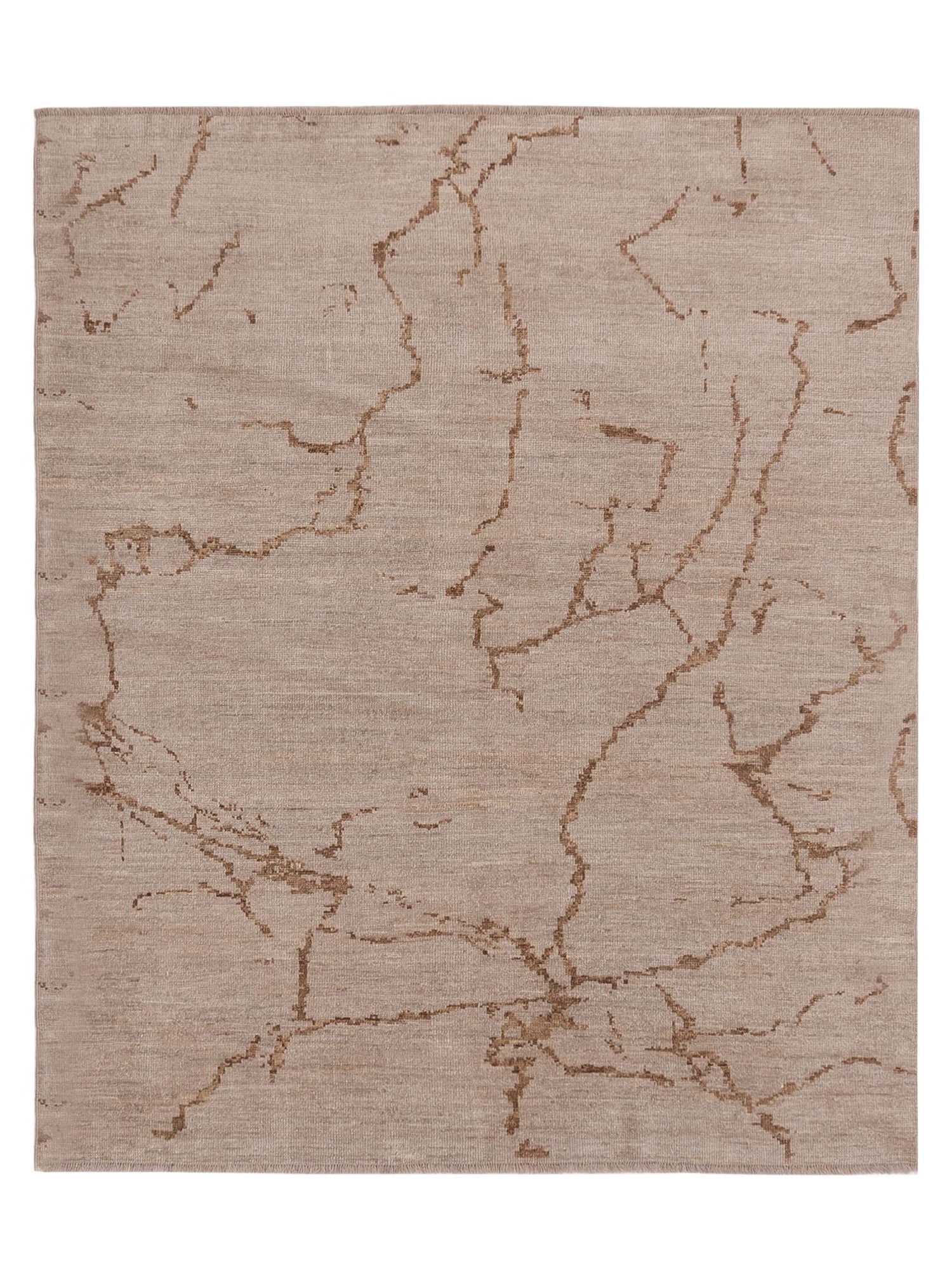 Anadol Angora Oushak  Silver Brown Traditional