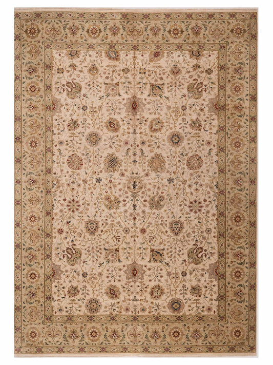 Rajpur Crown  Ivory Green Transitional
