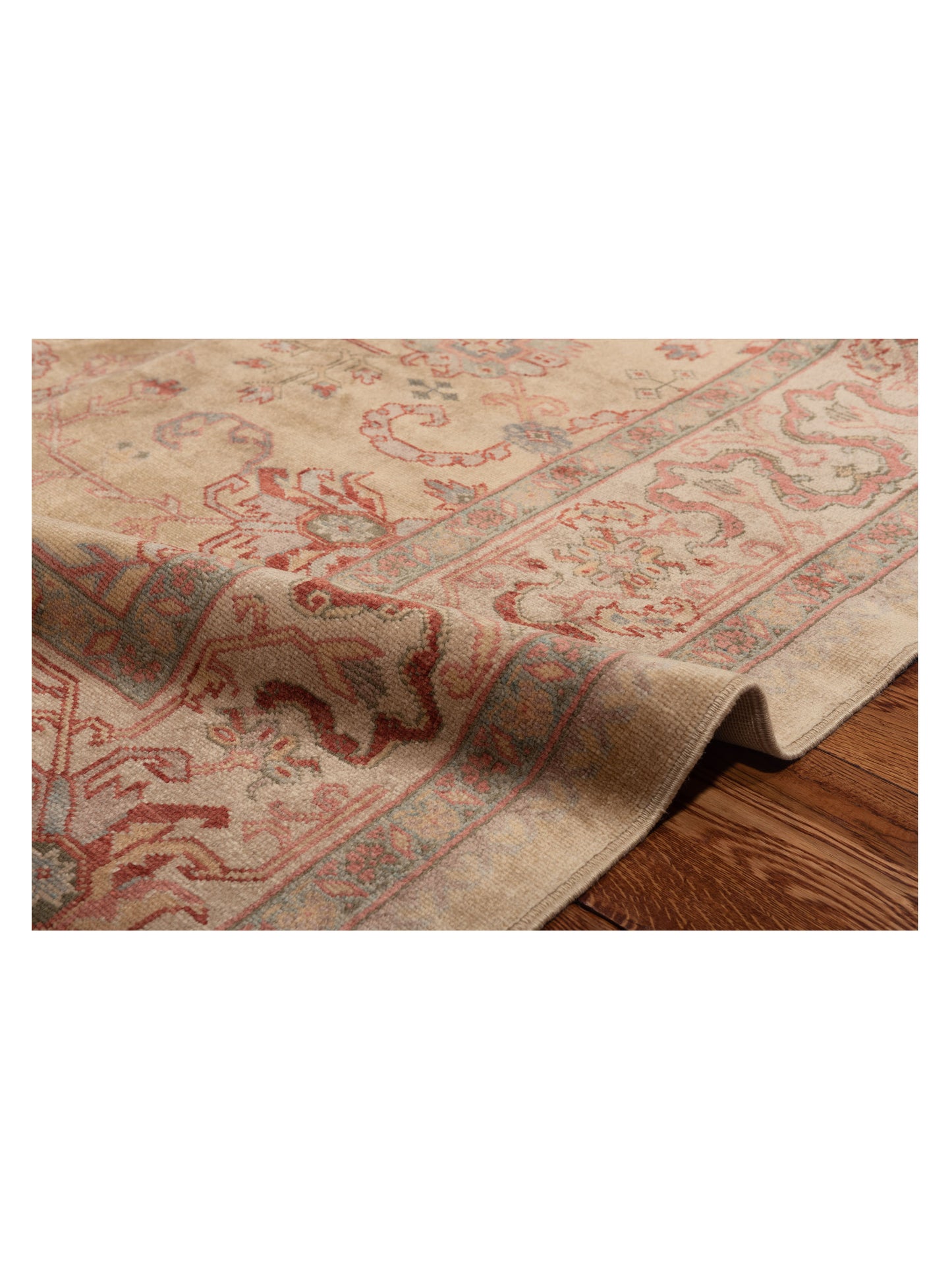 Antique Loom 120655 Camel Beige 6.8x8.4 Hand Knotted Rug
