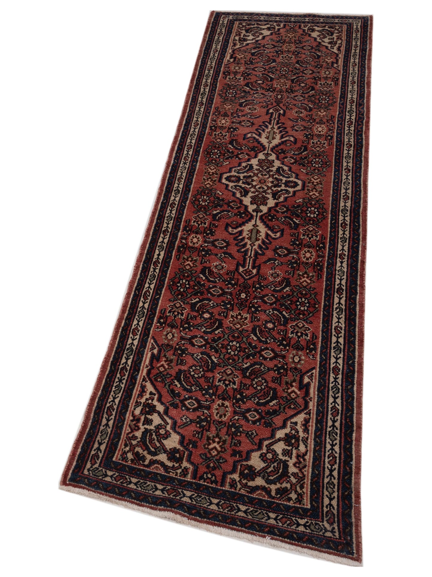 Persian 147752 Pink Ivory 2.7x9.11 Hand Knotted Rug