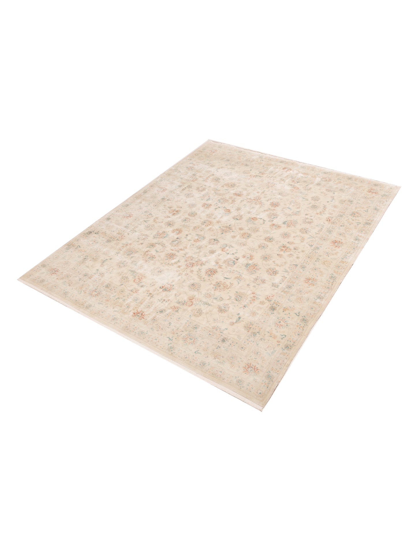 Magnolia 154298 Ivory Ivory 7.10x9.7 Hand Knotted Rug