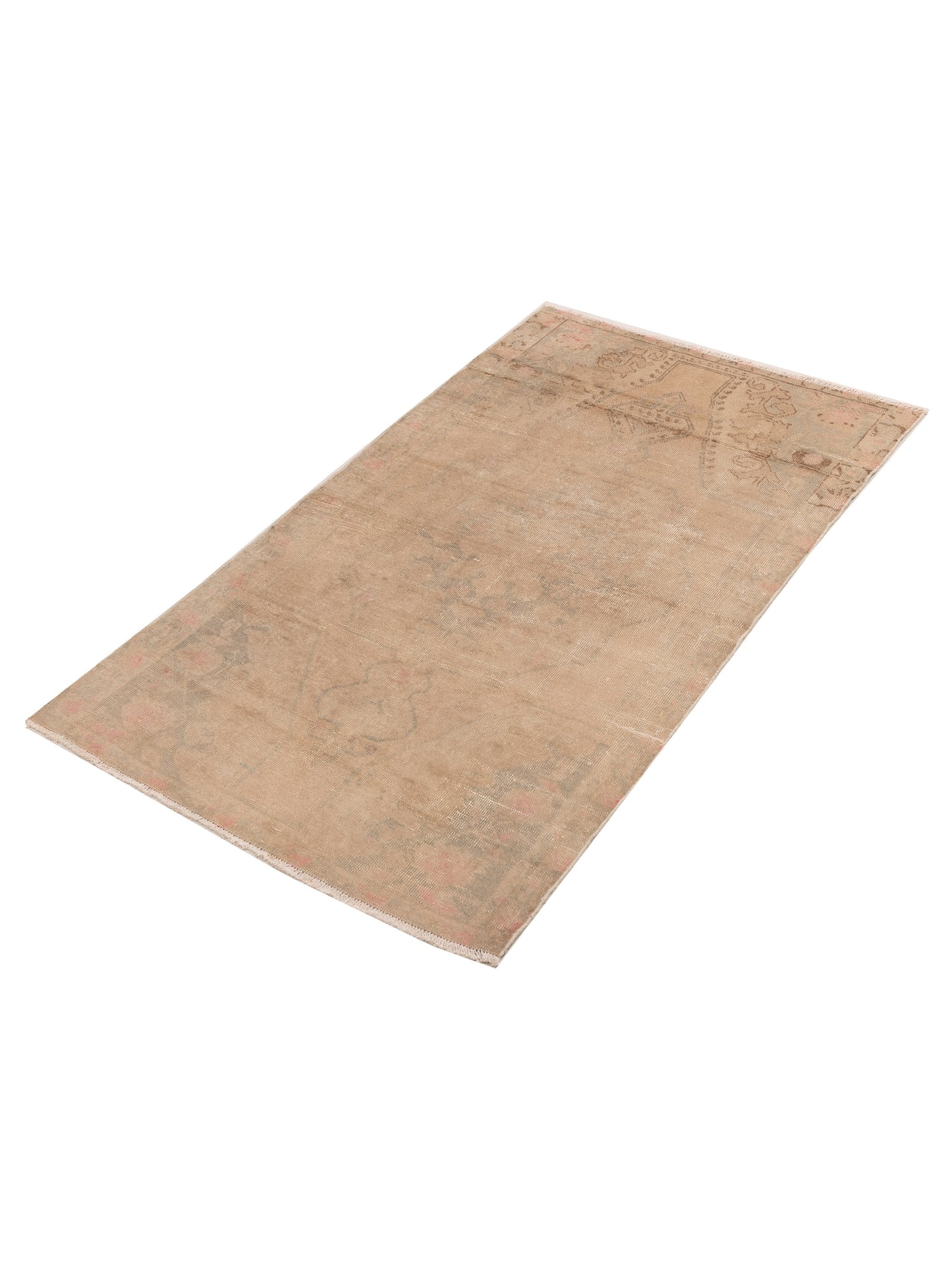 Antique Heirloom 131271 Pink Green 4.2x7.9 Hand Knotted Rug