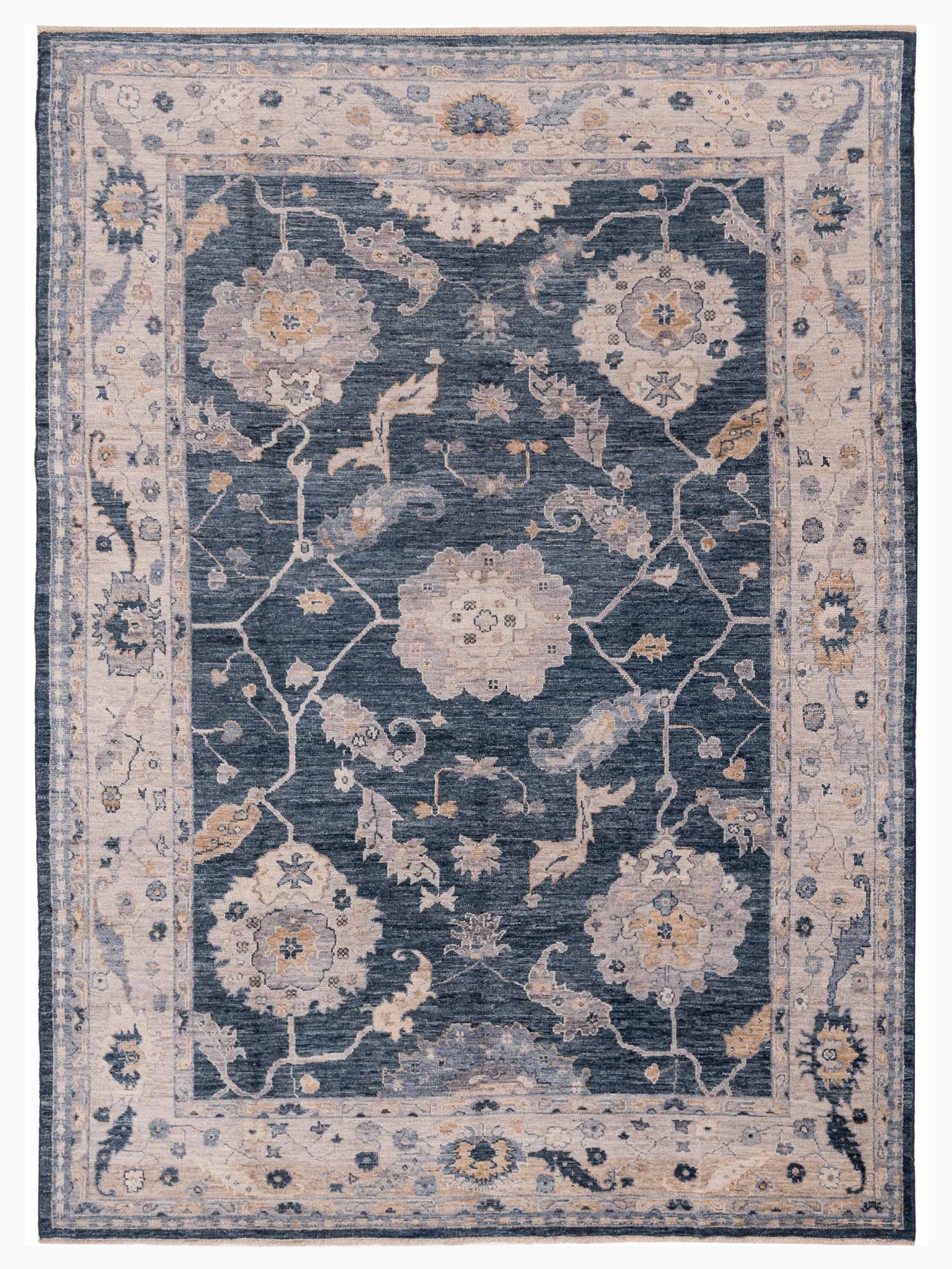 Anadol Angora Oushak  Blue Ivory Traditional
