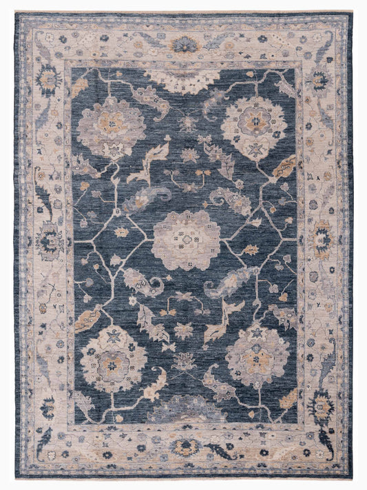 Anadol Angora Oushak  Blue Ivory Traditional