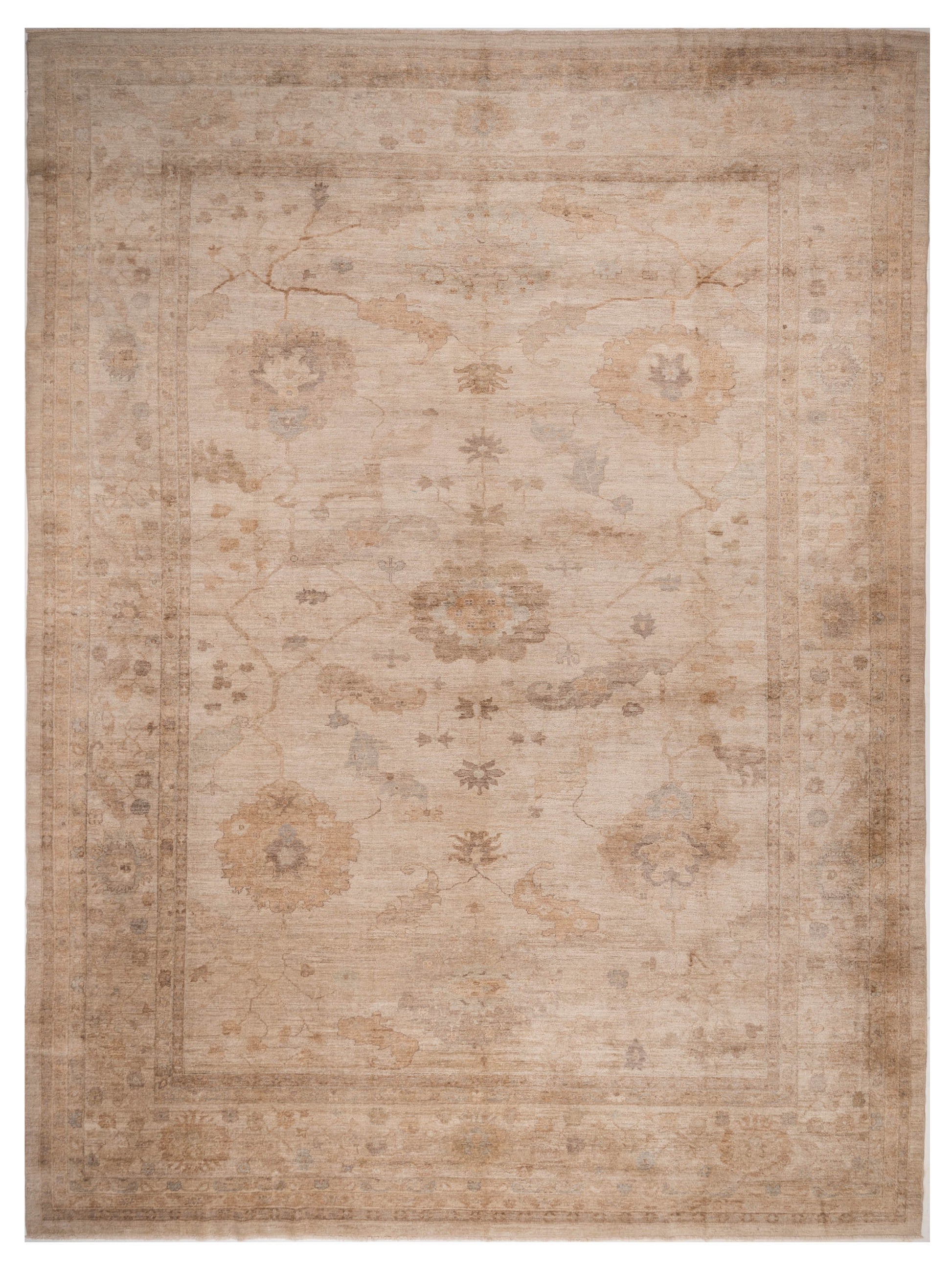 Anadol Angora Oushak  Beige Beige Traditional