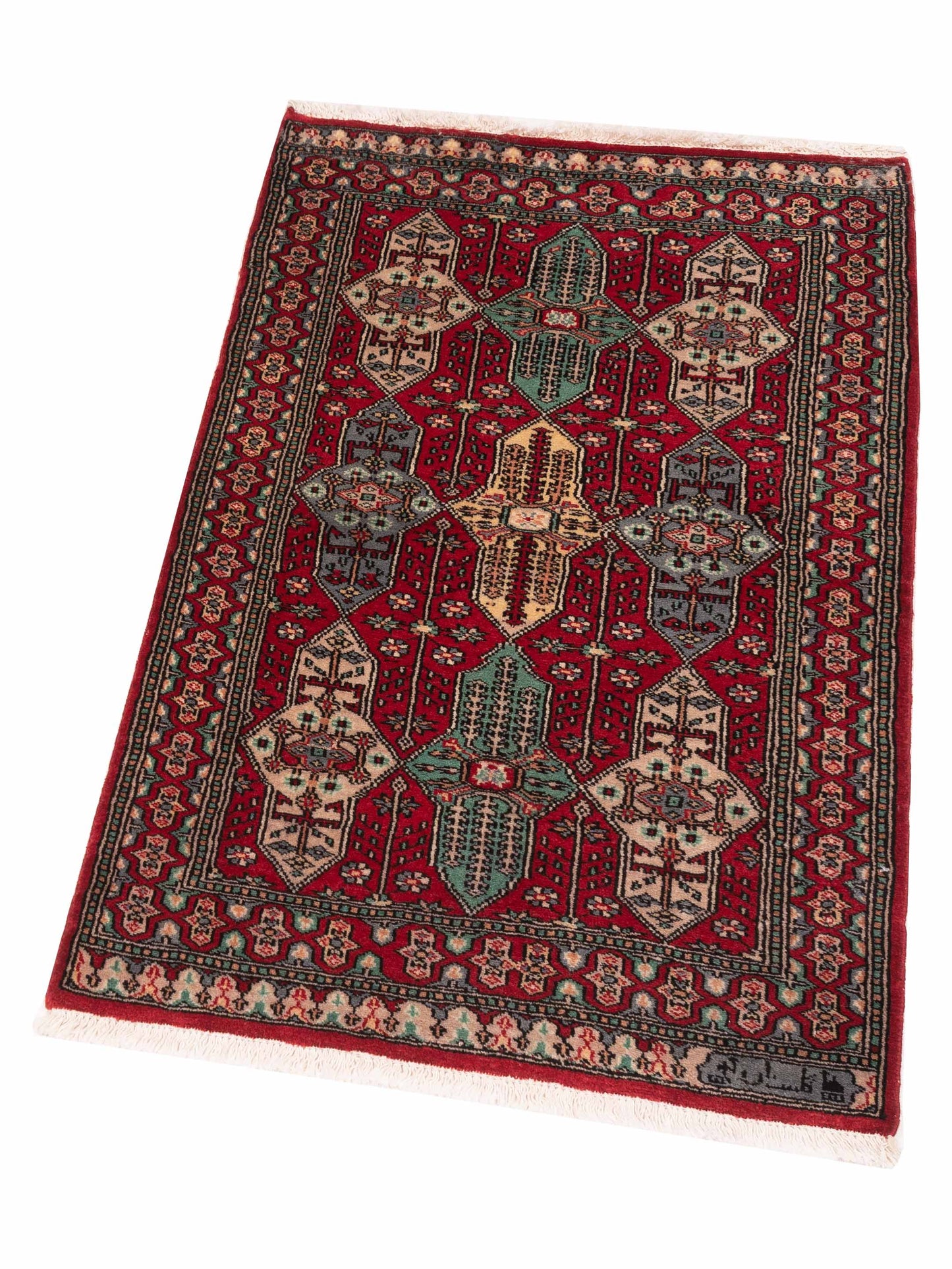 Bokhara 146608 Red Red 2.7x4.2 Hand Knotted Rug