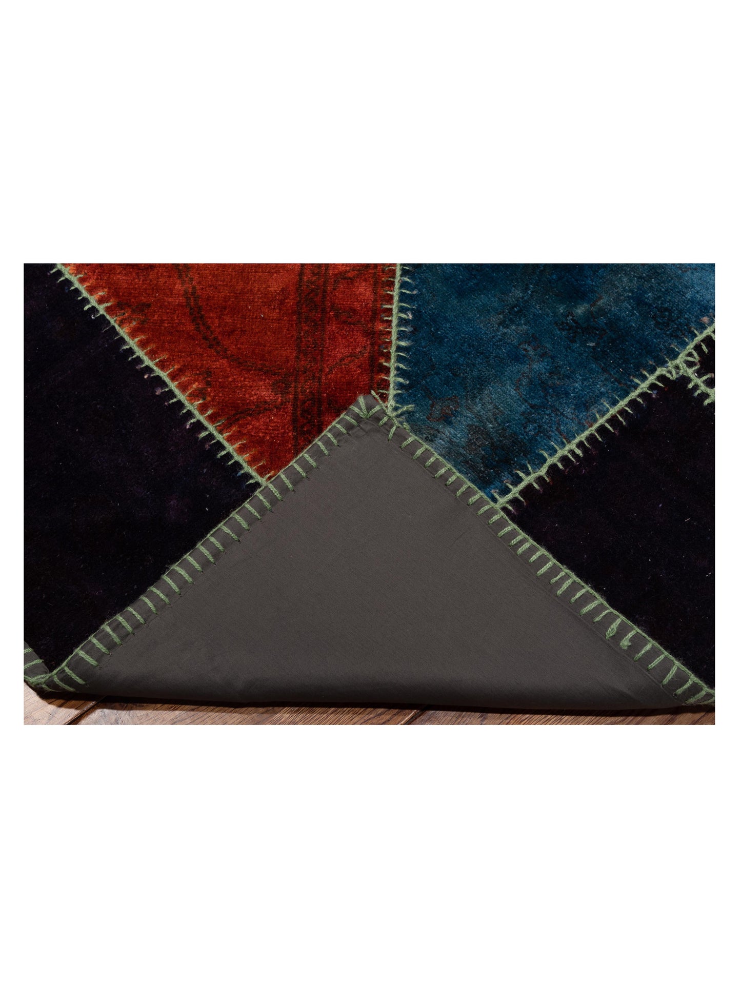 Turkish Vestige Patchwork 114238 Multi 10x10 Hand Knotted Rug