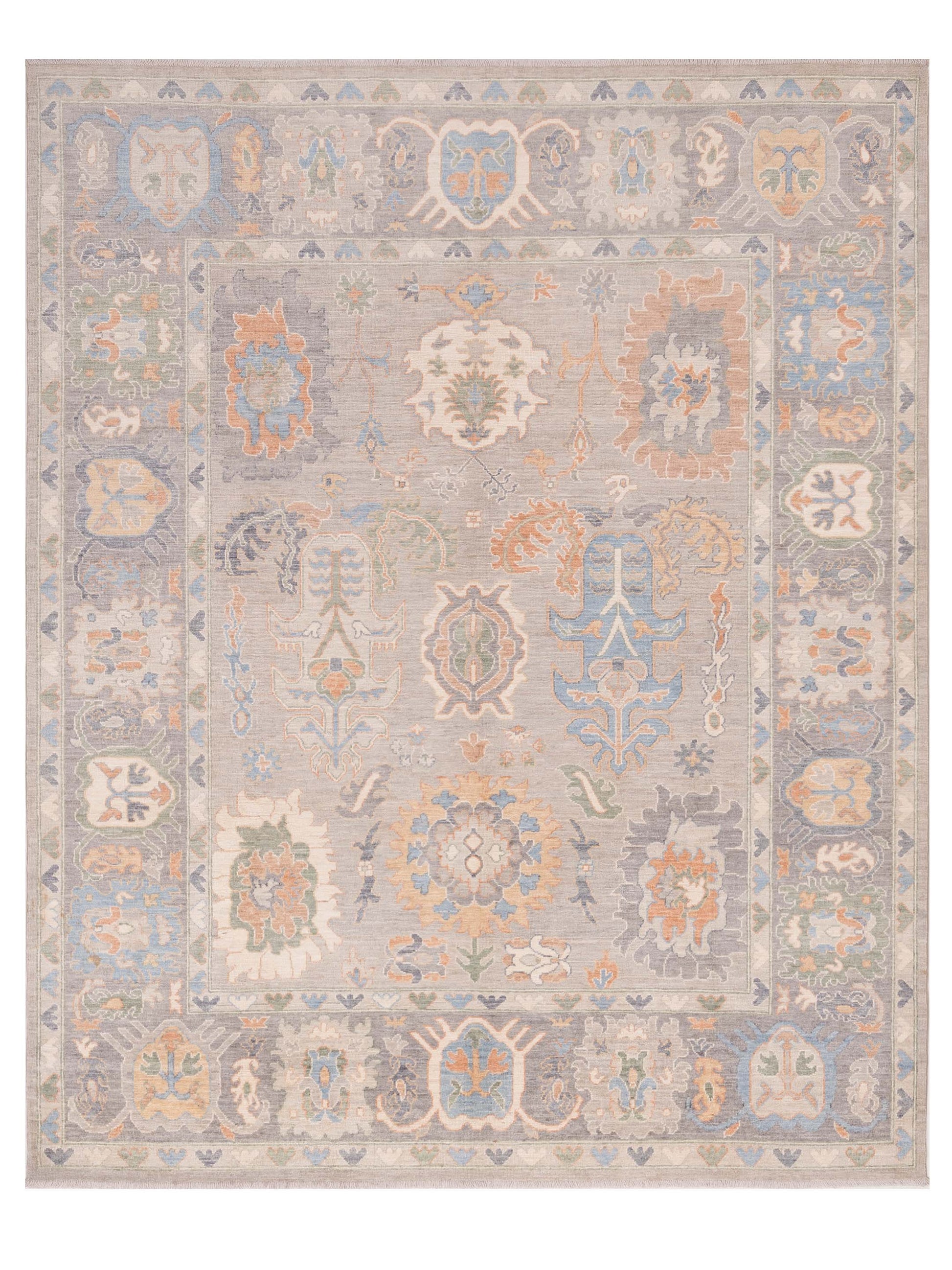 Pasha Anadol Oushak  Silver Gray Traditional