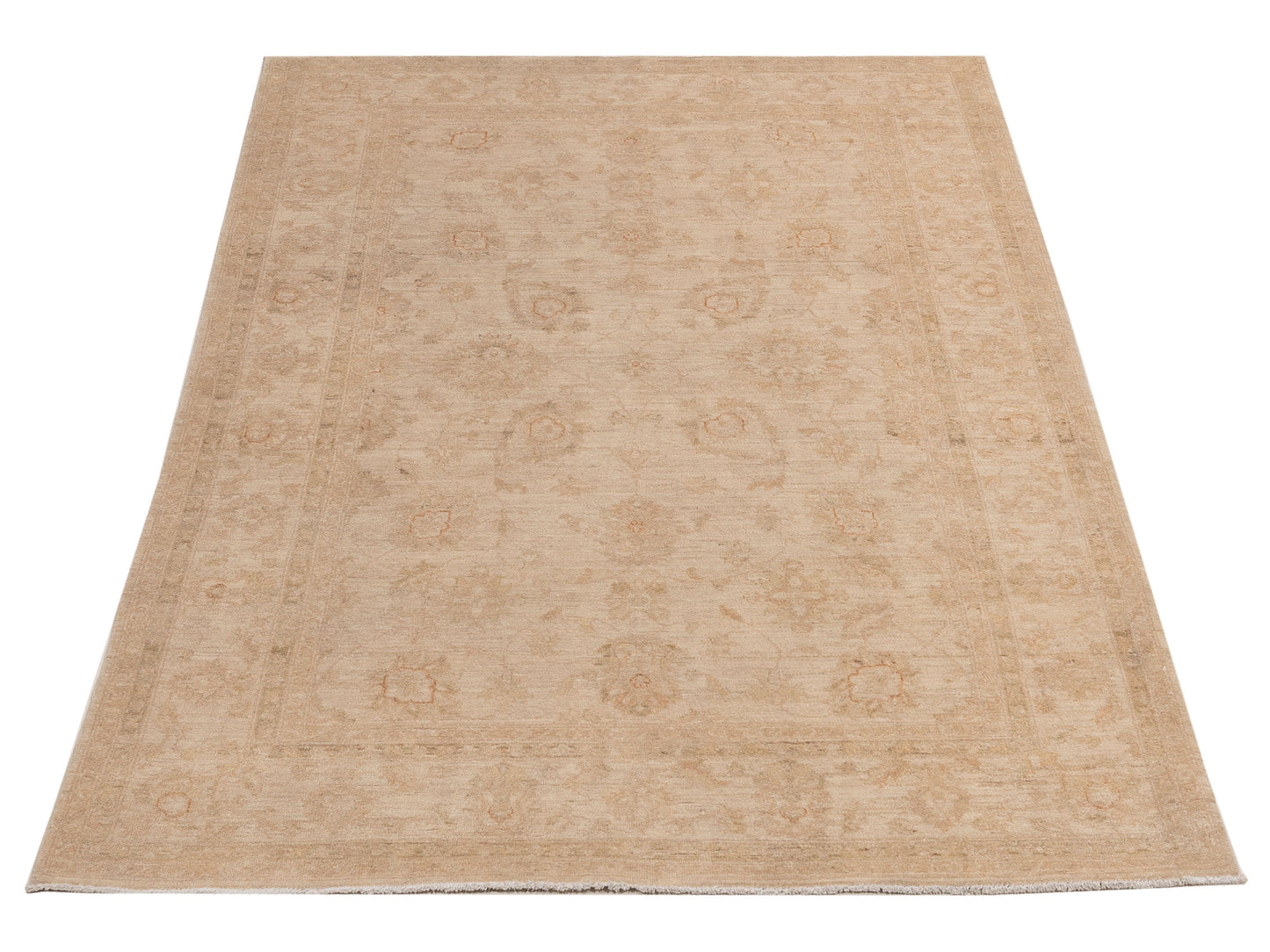 Sultan 119991 Ivory Ivory 6.1x8.1 Hand Knotted Rug