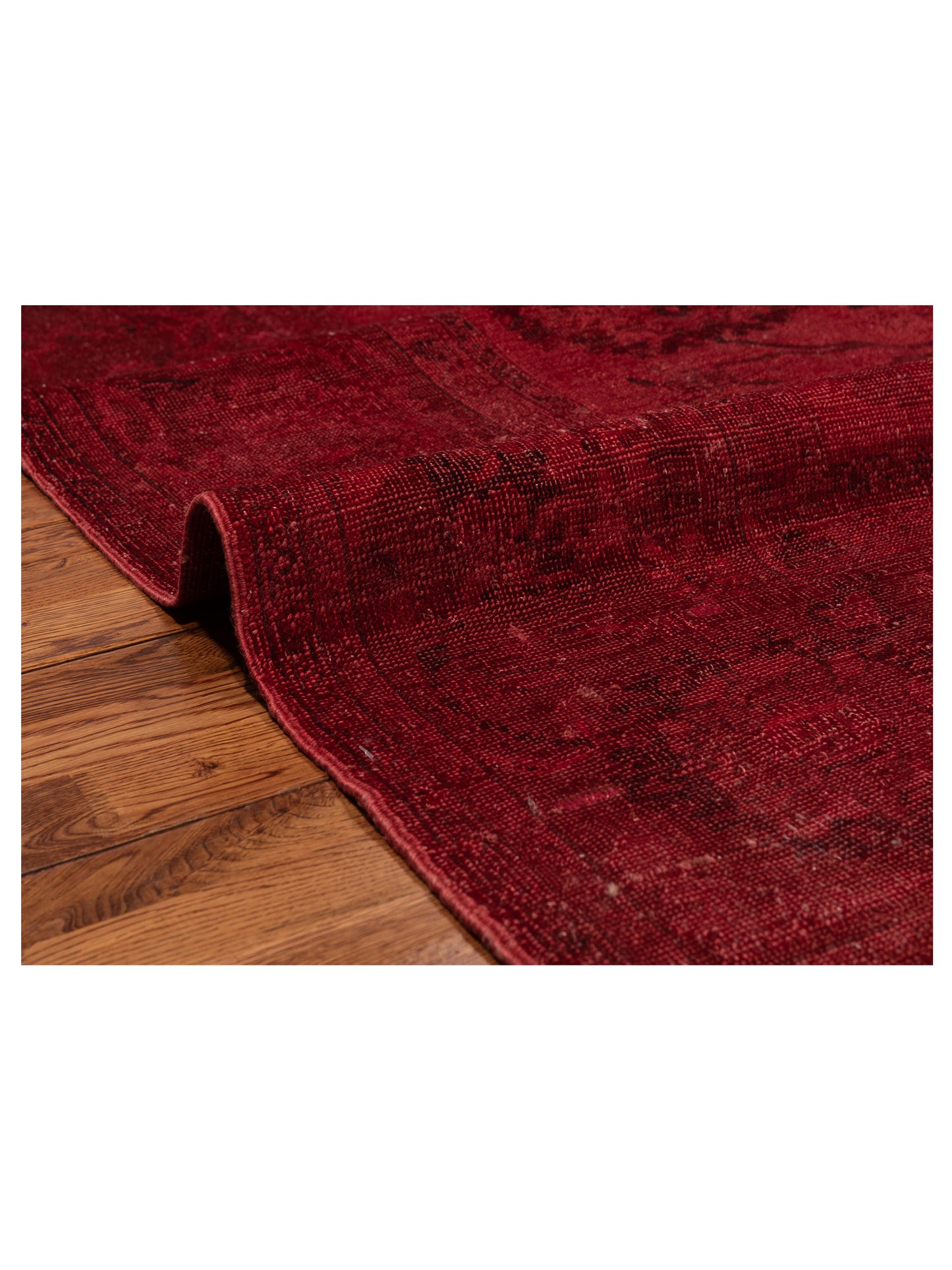 Vintage 70911 Red 9.1x11.11 Hand Knotted Rug