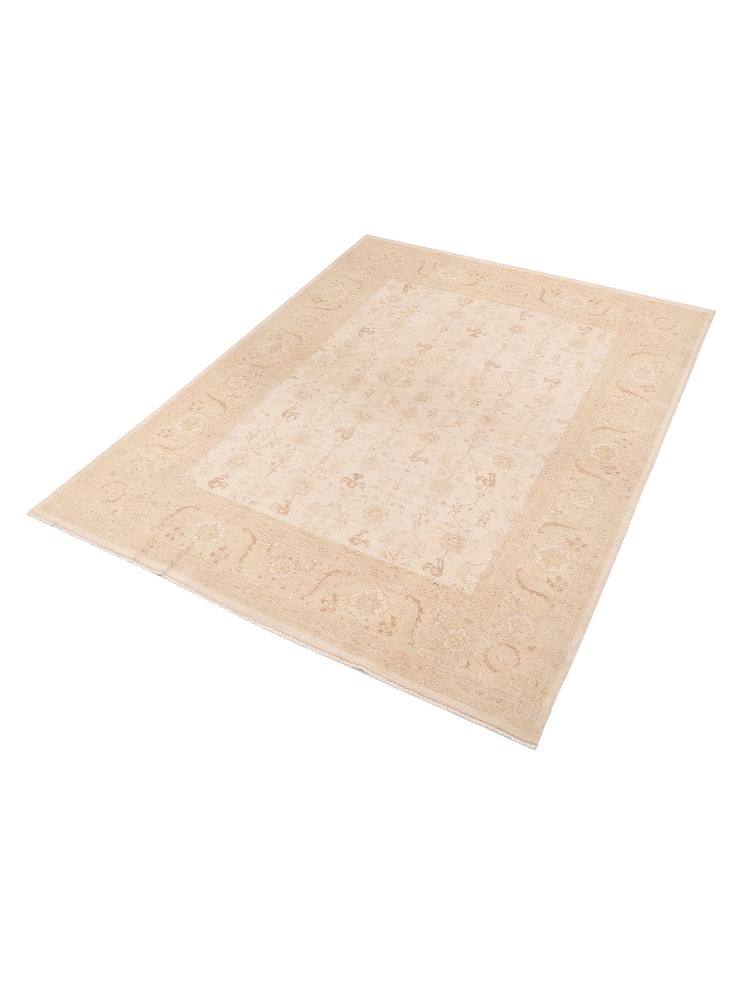 Laila 112623 Ivory Gold 9.11x12.10 Hand Knotted Rug