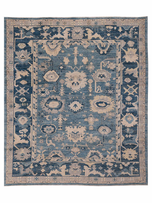 Pasha Anadol Oushak  Blue Blue Traditional