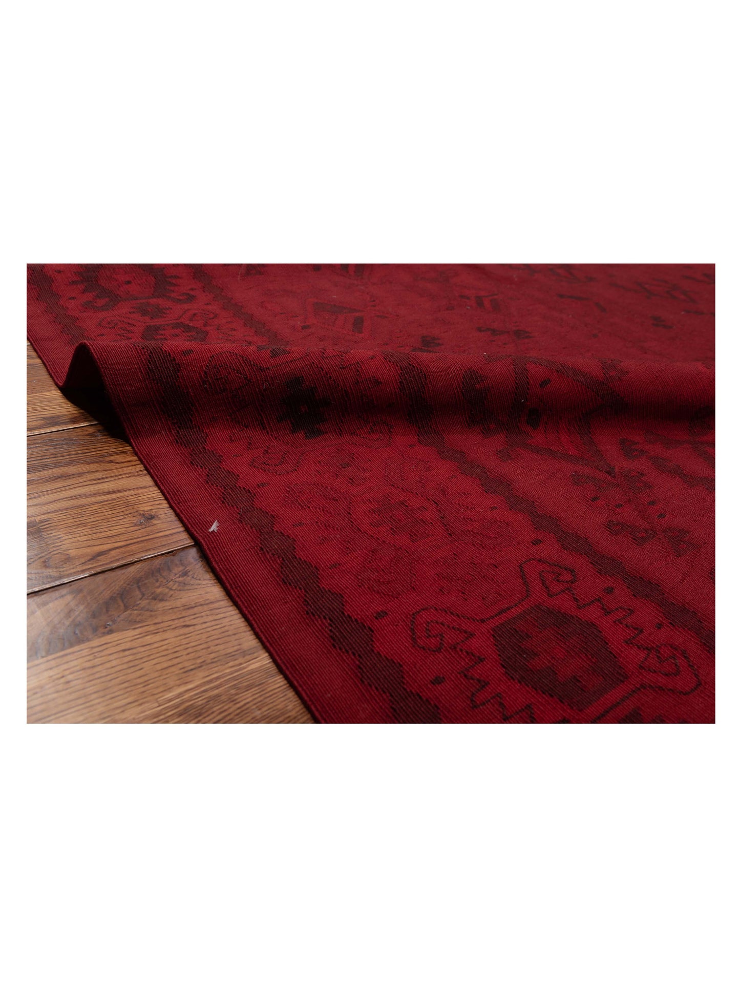 Vintage 70128 Red 8.9x12.1 Hand Knotted Rug