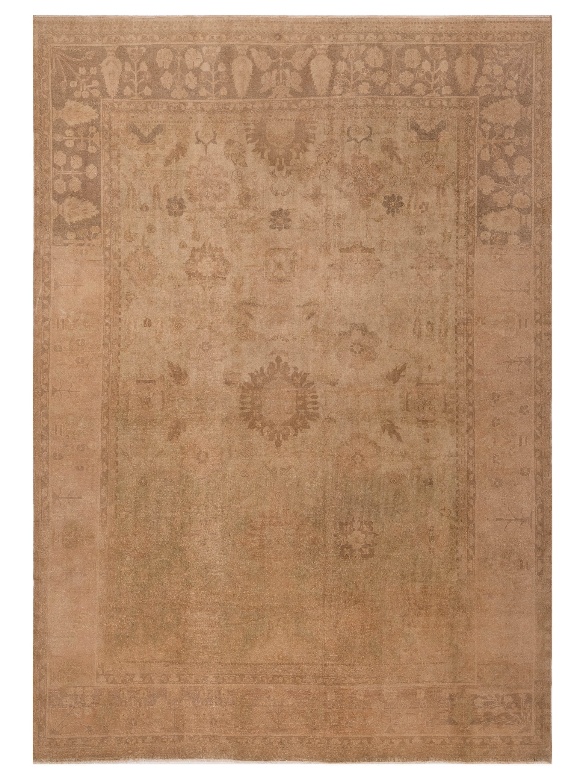 Pasha Vintage  Beige Green Contemporary