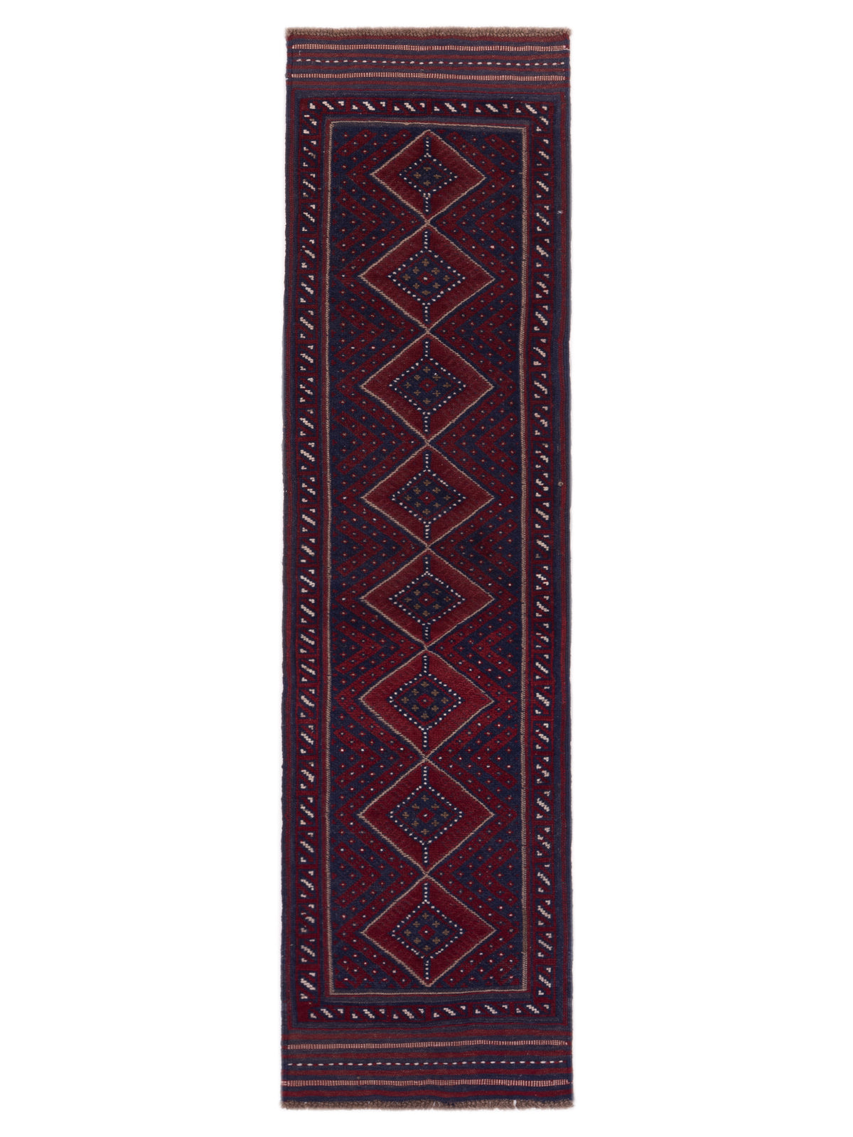 Nomad Afghan Soumak  Red Navy Tribal