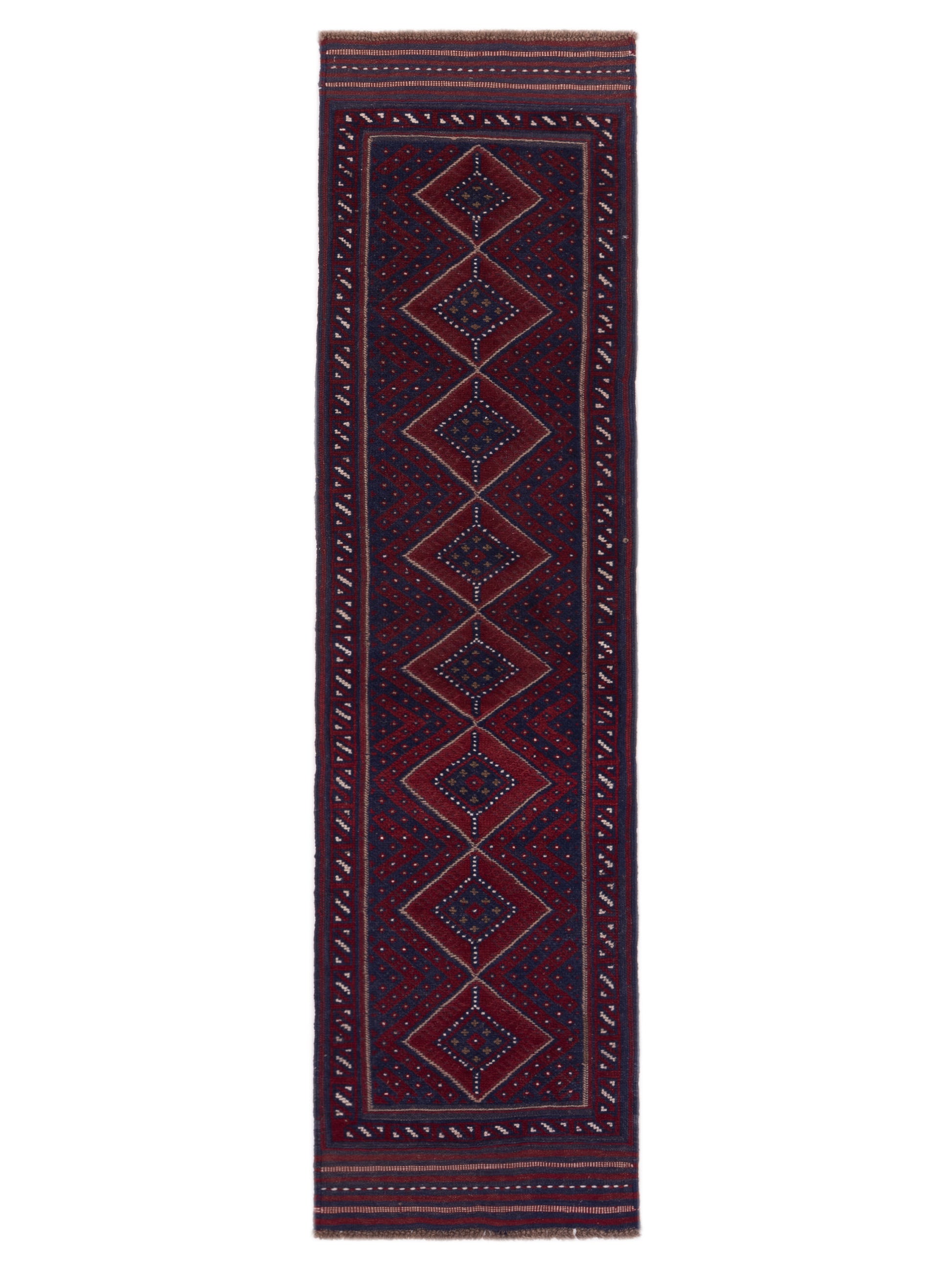Nomad Afghan Soumak  Red Navy Tribal