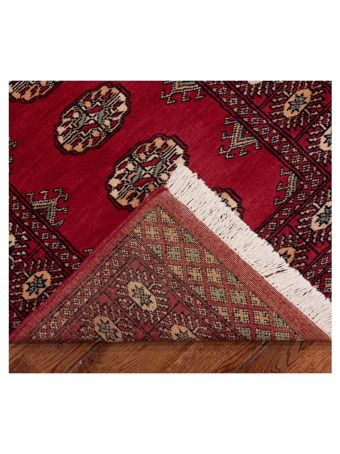 Bokhara 153410 Red Red 2.7x10 Hand Knotted Rug