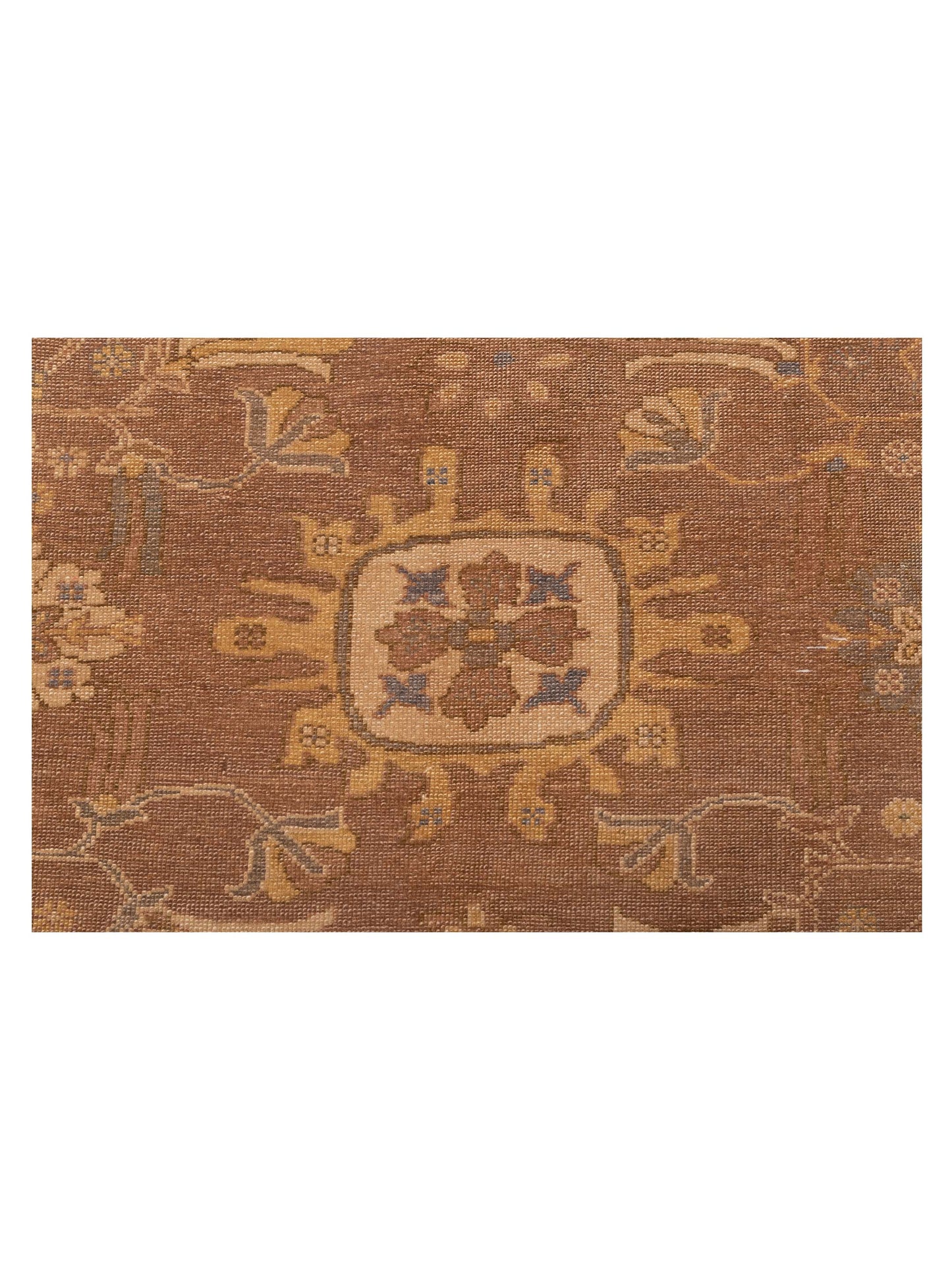 Turkish Elvan 74977 Light Brown 9x11 Hand Knotted Rug