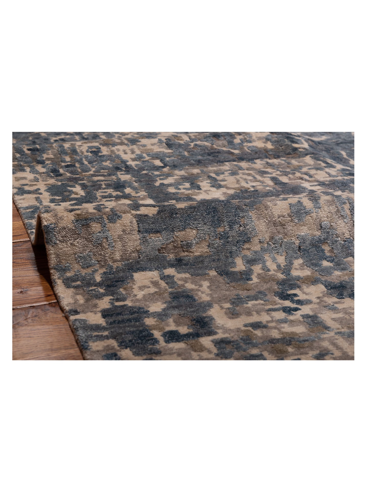 Tibetino 129526 Silver 9.10x13.6 Hand Knotted Rug