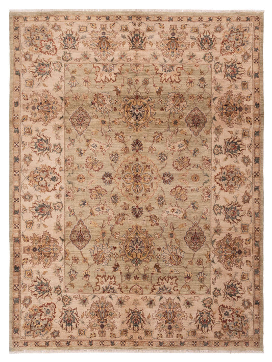 Rajpur Ghazani  Green Ivory Traditional