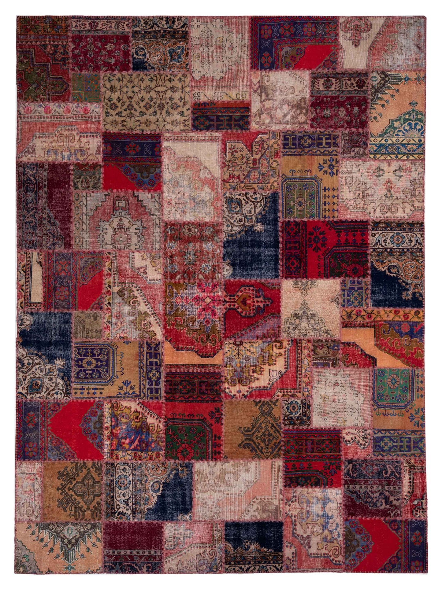 Pasha Turkish Vestige Patchwork  Multi  Contemporary