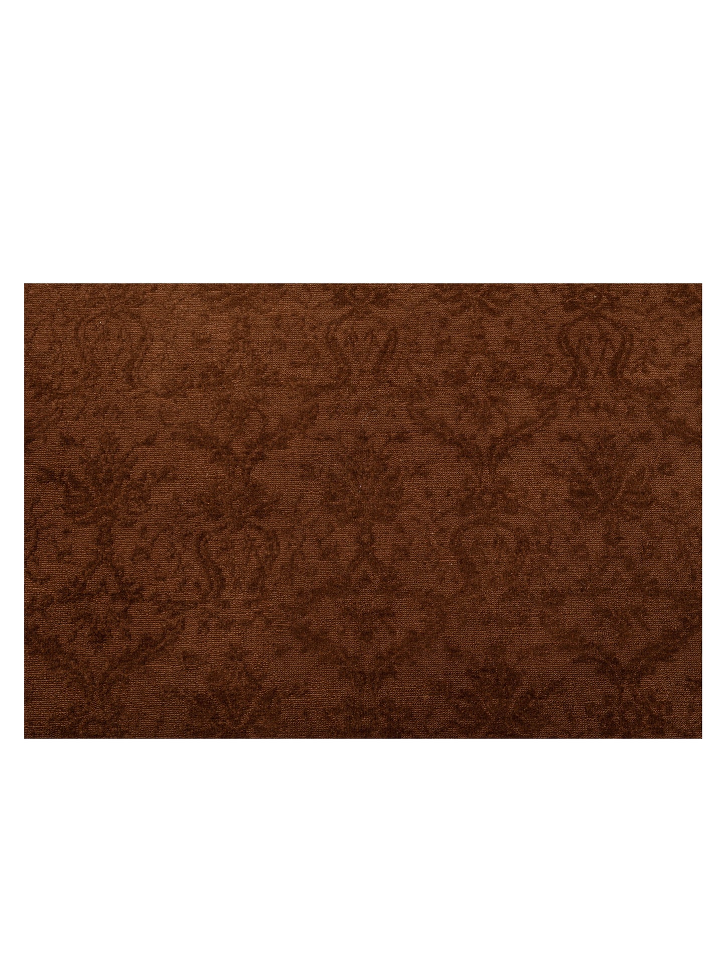Defne Begonia Brown Dark Brown 8.2x9.10 Hand Knotted Rug