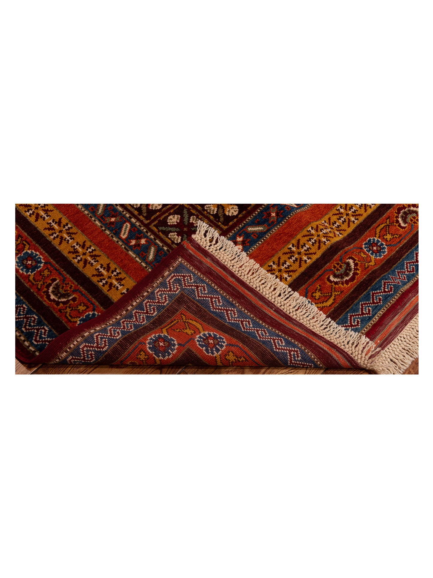 Shawl 145145 Multi 4.1x6.4 Hand Knotted Rug