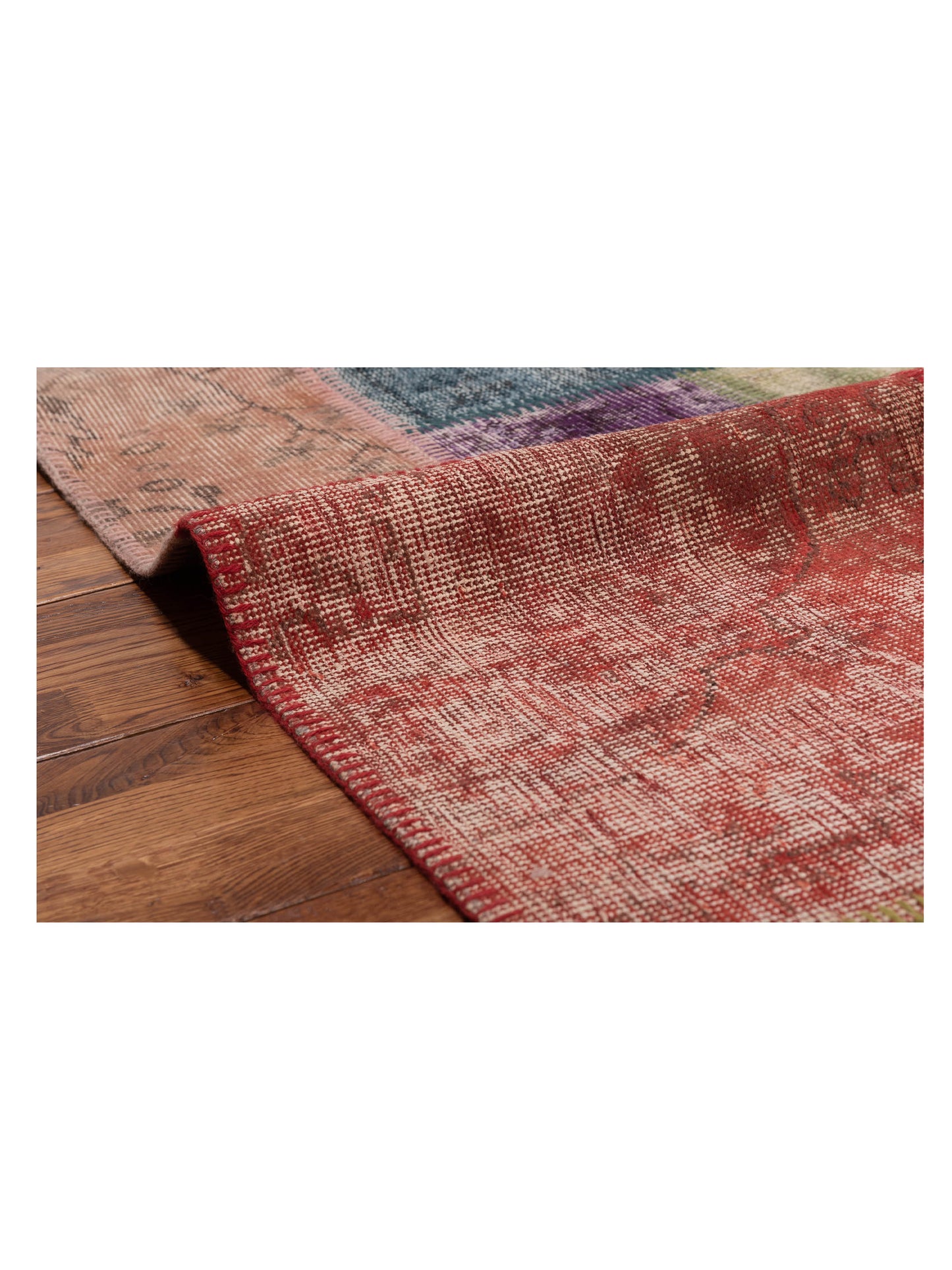 Turkish Vestige Patchwork 131096 Multi 3.3x4.11 Hand Knotted Rug