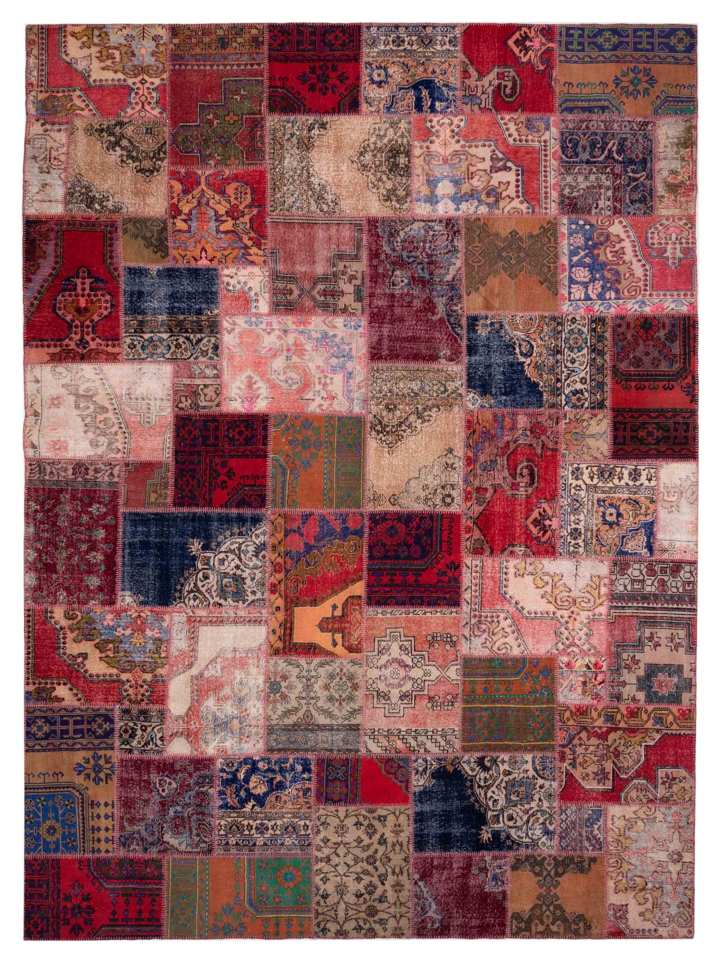 Pasha Turkish Vestige Patchwork  Multi  Contemporary