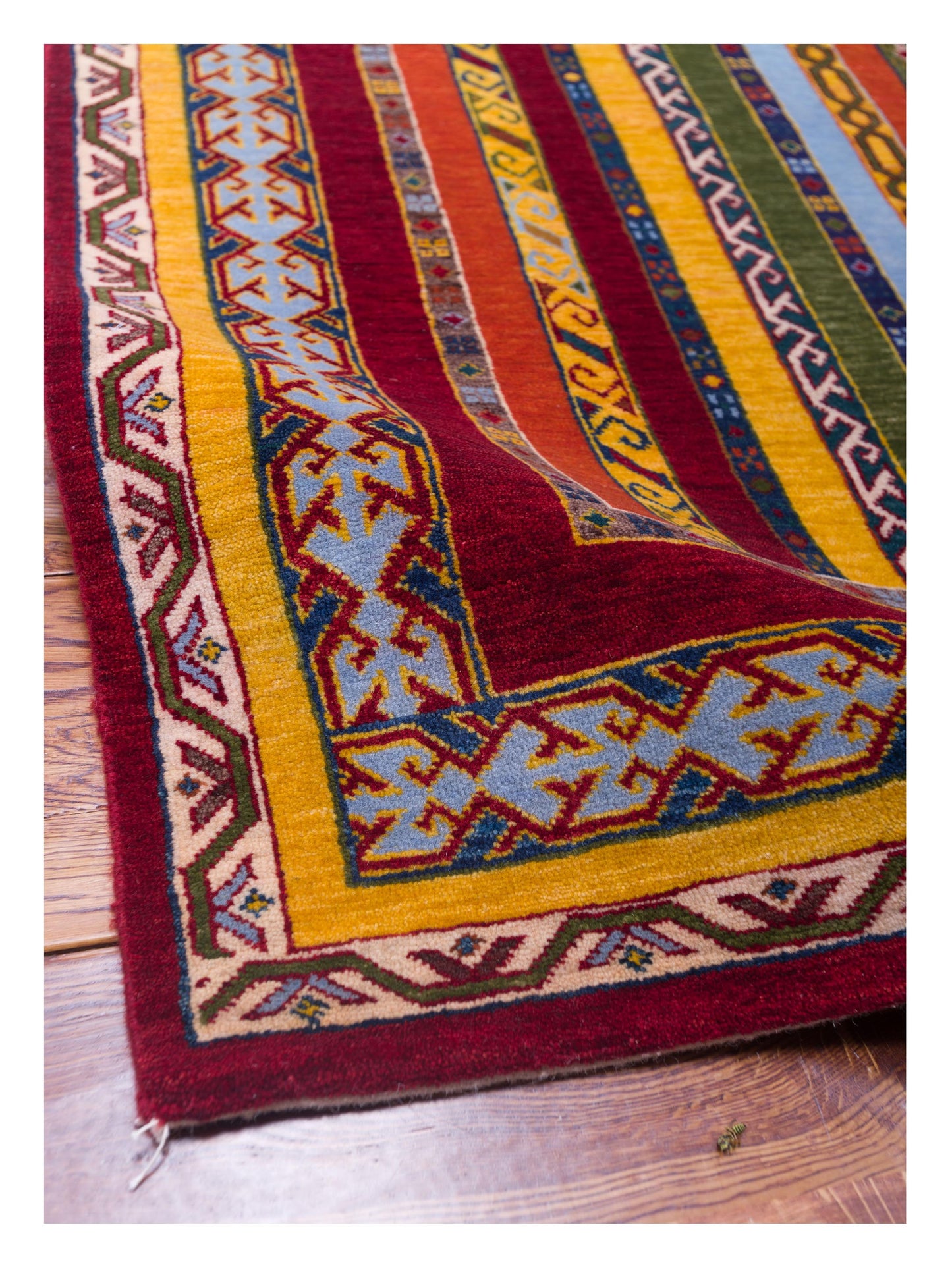 Shawl 112870 Multi 4.1x5.10 Hand Knotted Rug