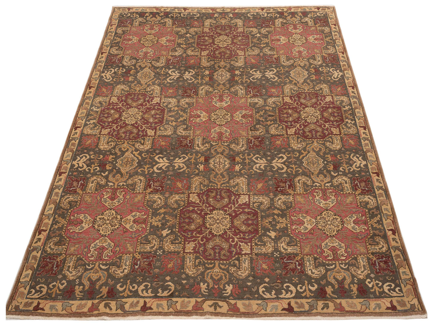 Antique Loom 98148 Multi 8.1x9.7 Hand Knotted Rug
