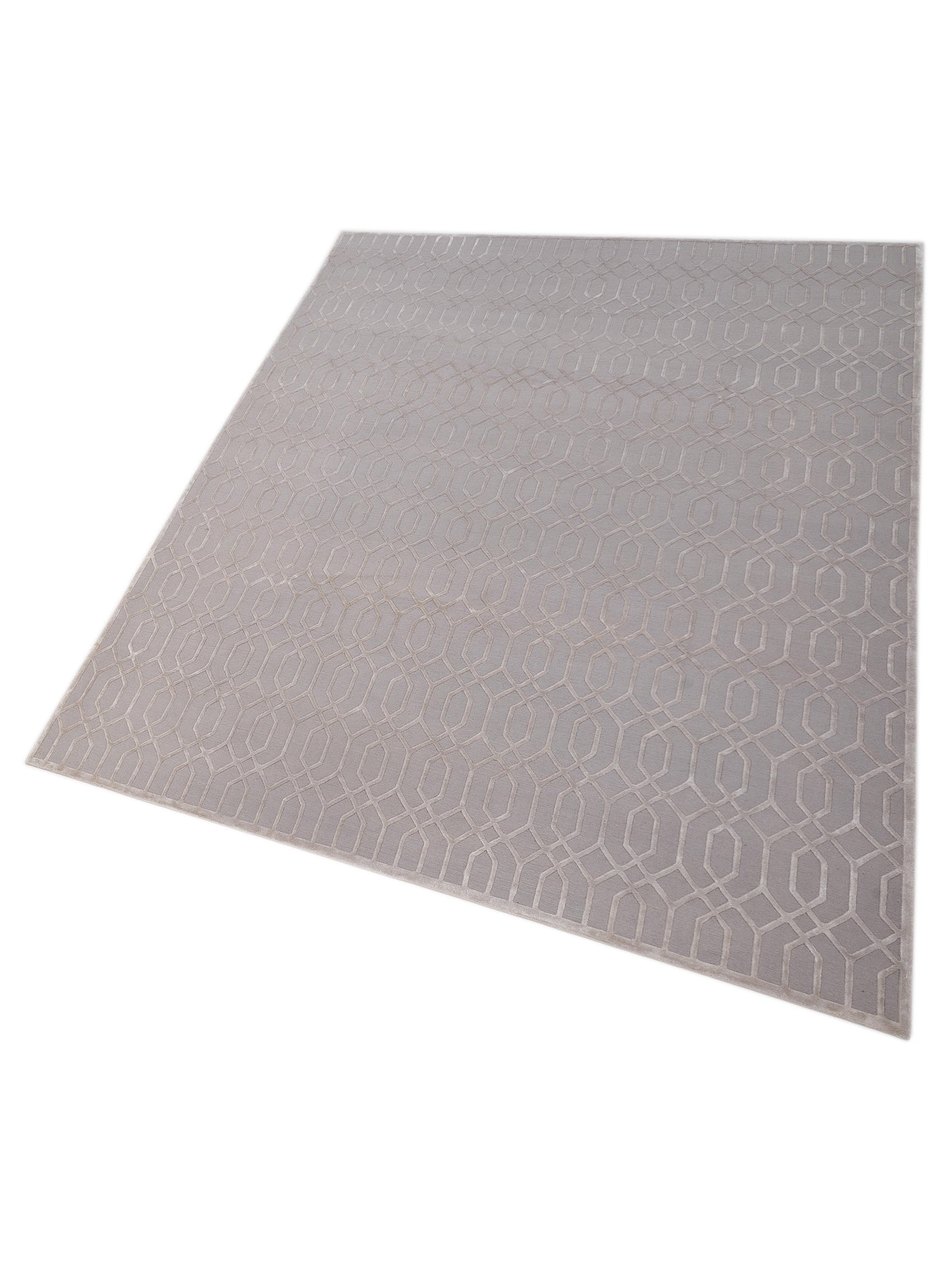 Tibetino 127476 Silver 10.2x13.10 Hand Knotted Rug