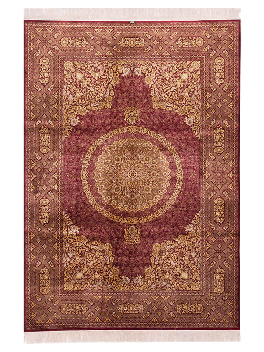 Pasha Pure Silk  Red Red Traditional