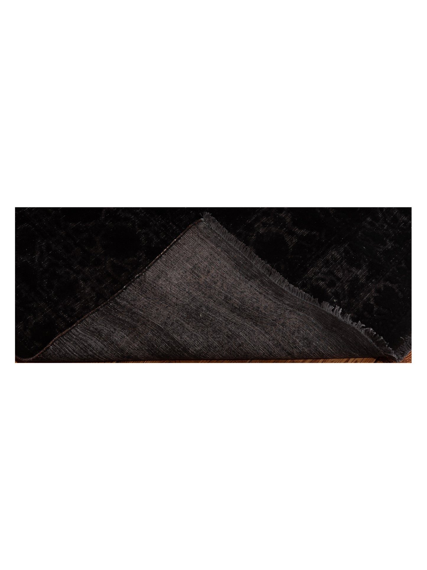 Vintage 111433 Black 9.1x12.5 Hand Knotted Rug