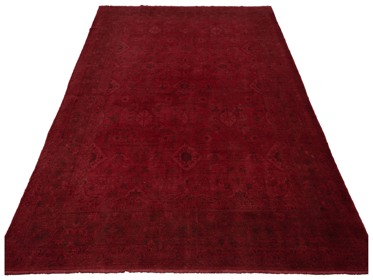 Vintage 78876 Red 9.1x12.10 Hand Knotted Rug