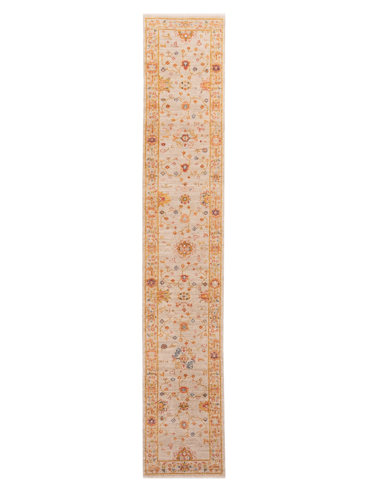 Anadol Angora Oushak  Ivory Silver Traditional