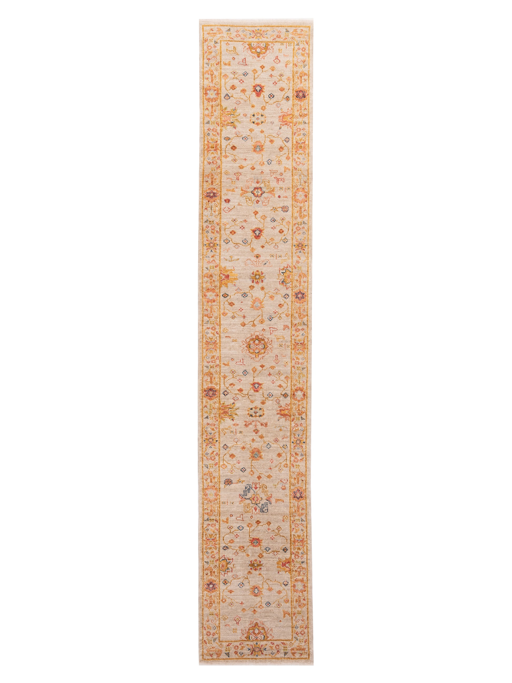 Anadol Angora Oushak  Ivory Silver Traditional