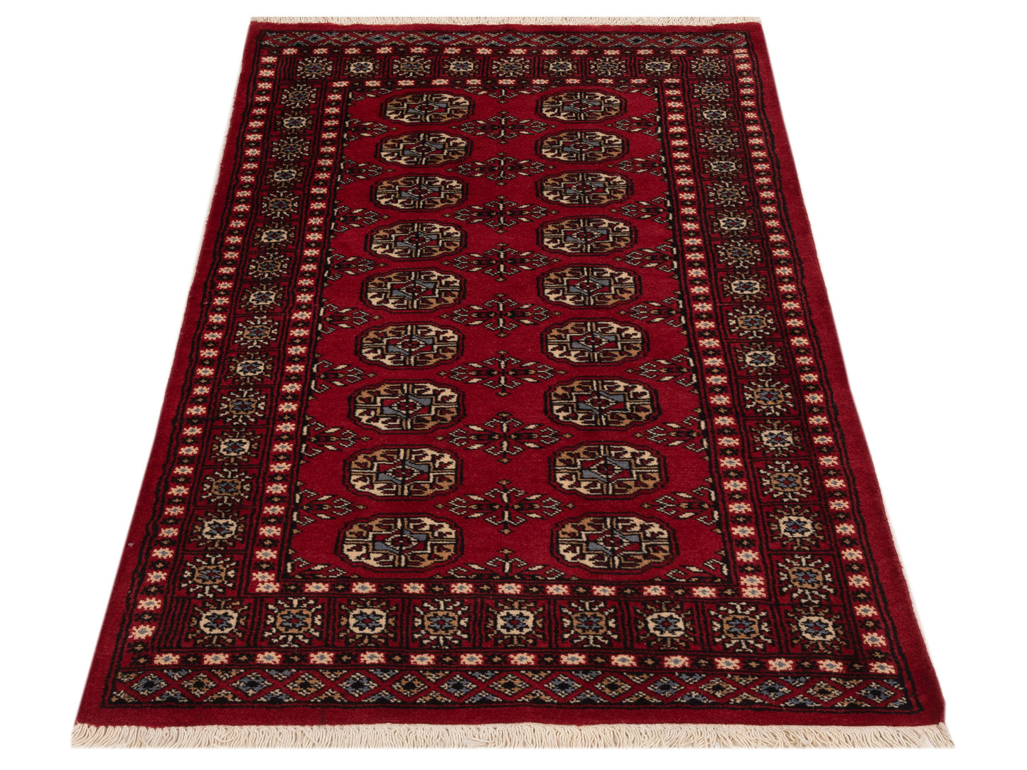 Bokhara 145578 Red Red 3.1x5.2 Hand Knotted Rug