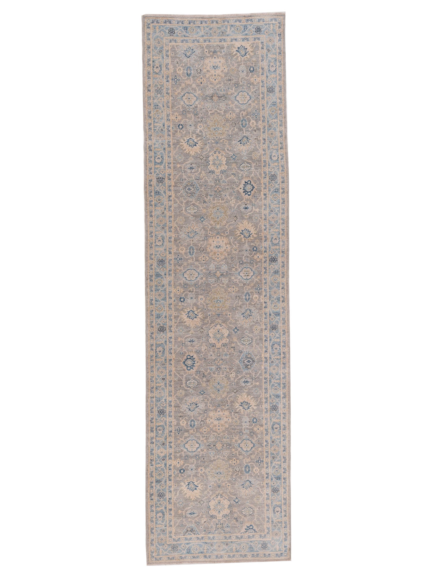 Pasha Anadol Oushak  Gray Blue Traditional