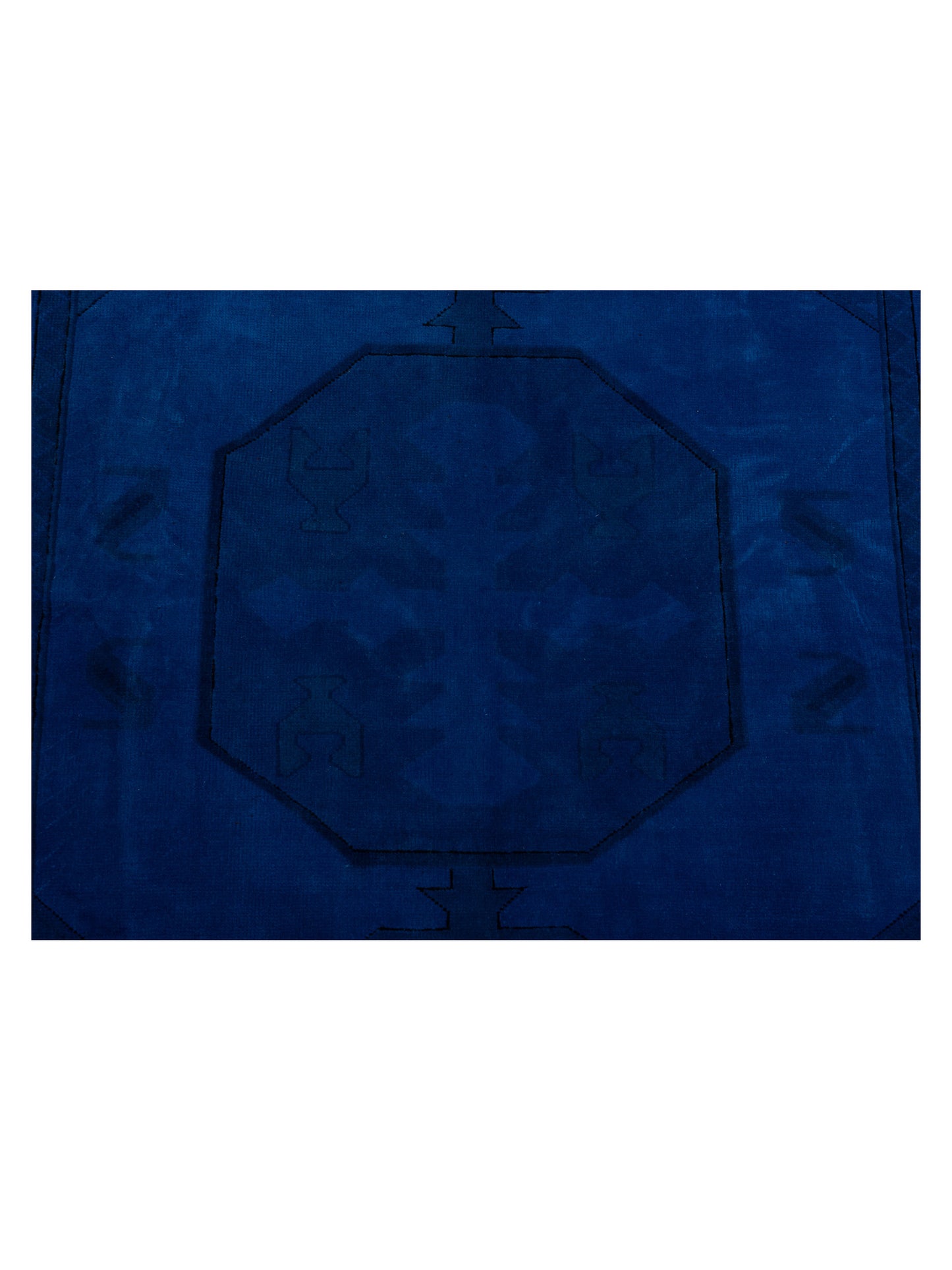 Vintage 109864 Indigo 7.2x9.10 Hand Knotted Rug