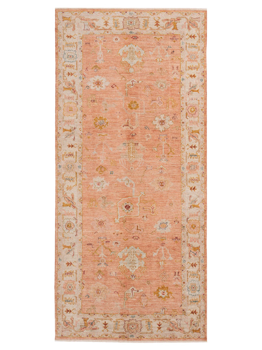 Anadol Angora Oushak  Pink Ivory Traditional