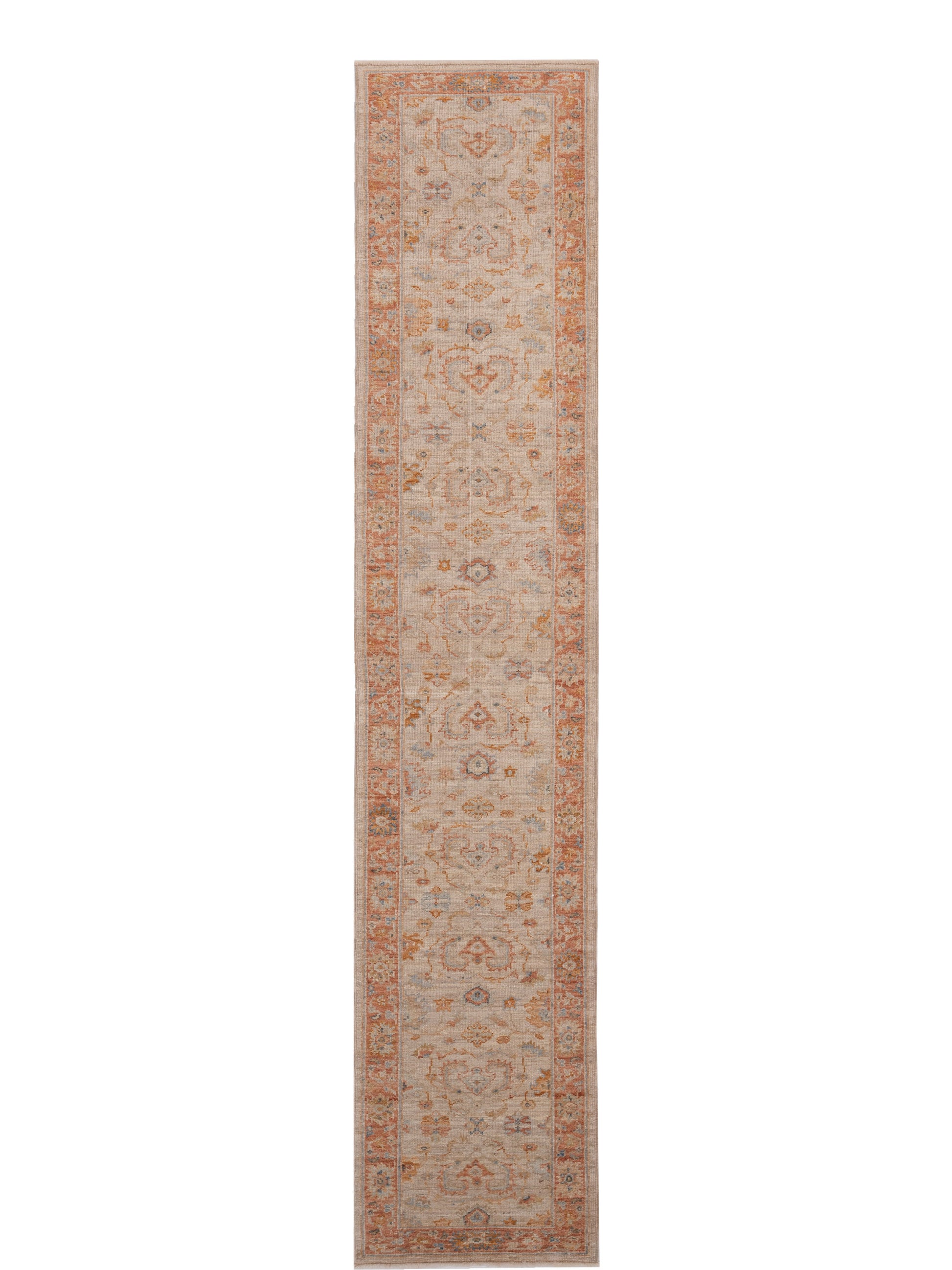 Anadol Angora Oushak  Ivory Rust Traditional