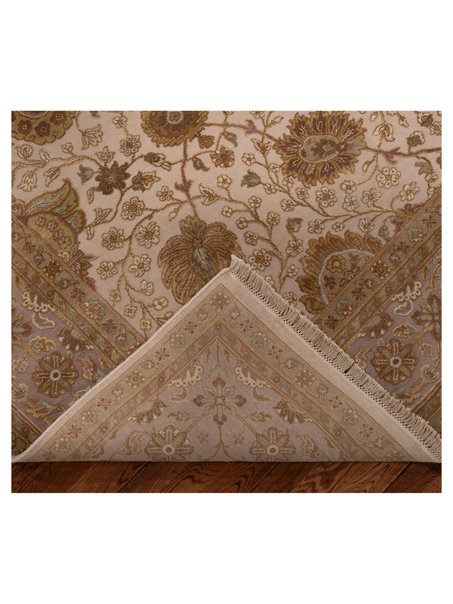 Imperial Silk 152113 Ivory Beige 8.2x10.4 Hand Knotted Rug
