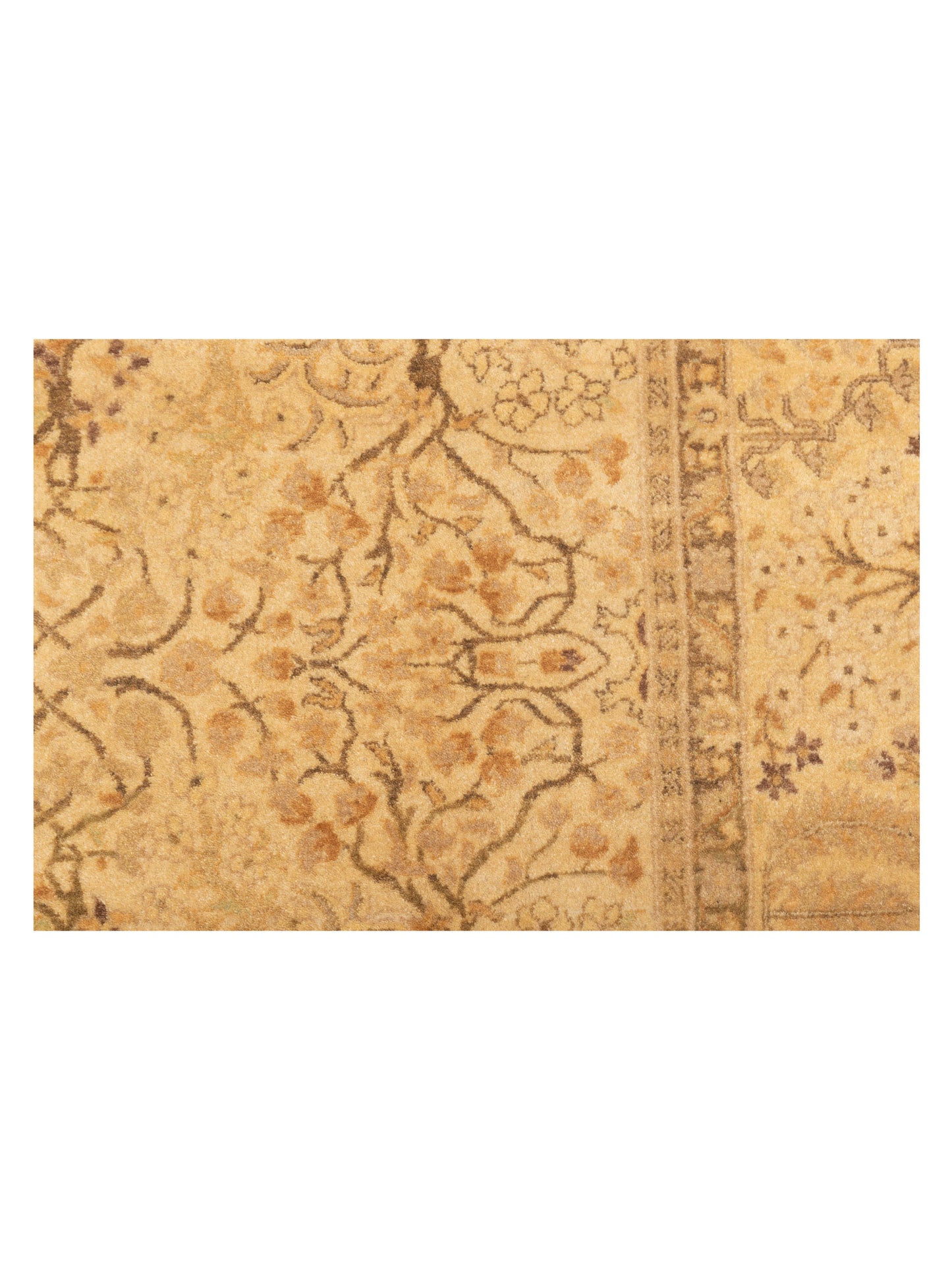 Haji Jalili 111435 Beige Beige 5.1x7.9 Hand Knotted Rug