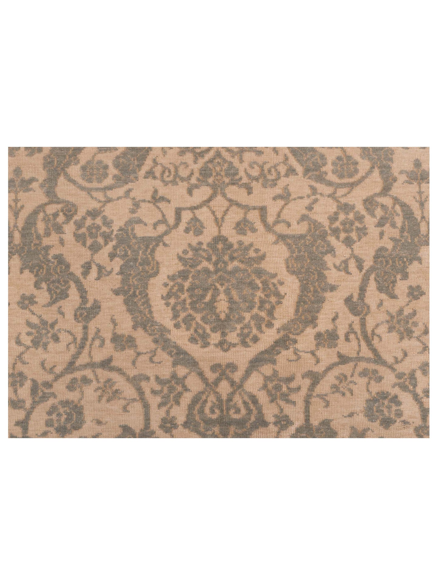 Defne Orchid Ivory Blue 6.5x9.5 Hand Knotted Rug