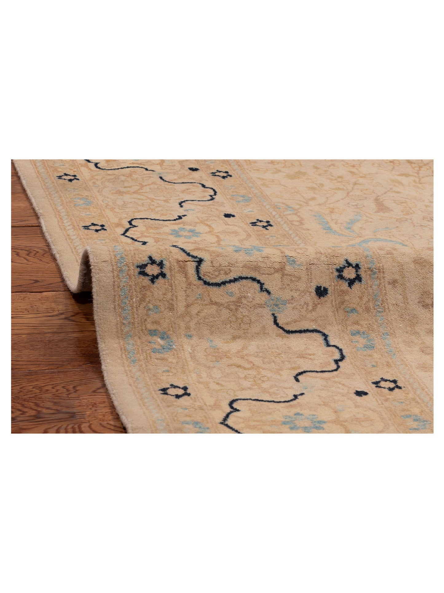 Haji Jalili 111354 Beige Beige 6.2x8.7 Hand Knotted Rug