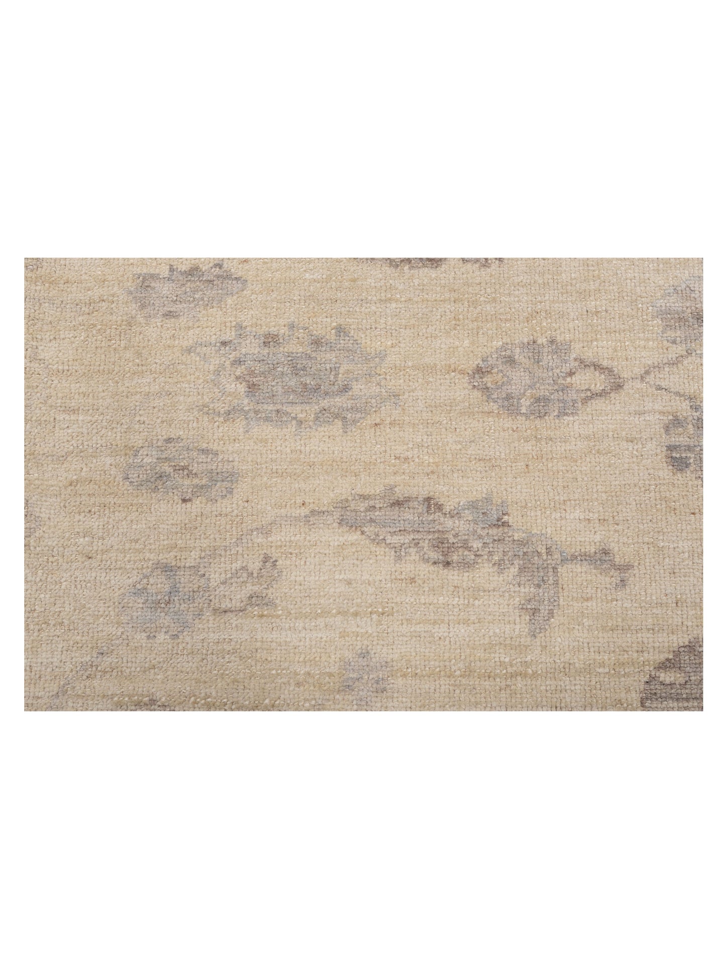 Angora Oushak 123650 Ivory Ivory 7.10x9 Hand Knotted Rug