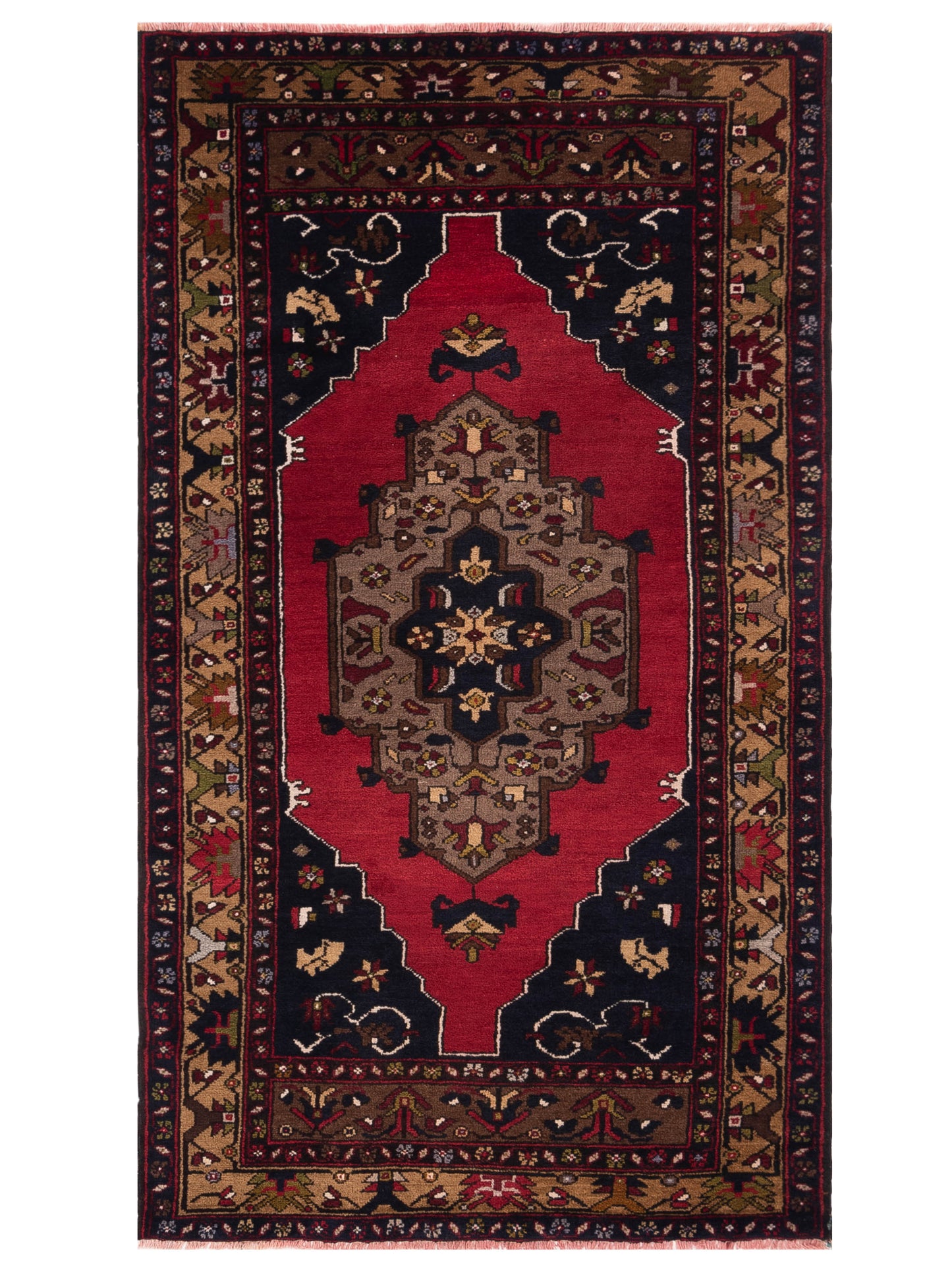 Pasha Old Anatolian  Red Brown Traditional